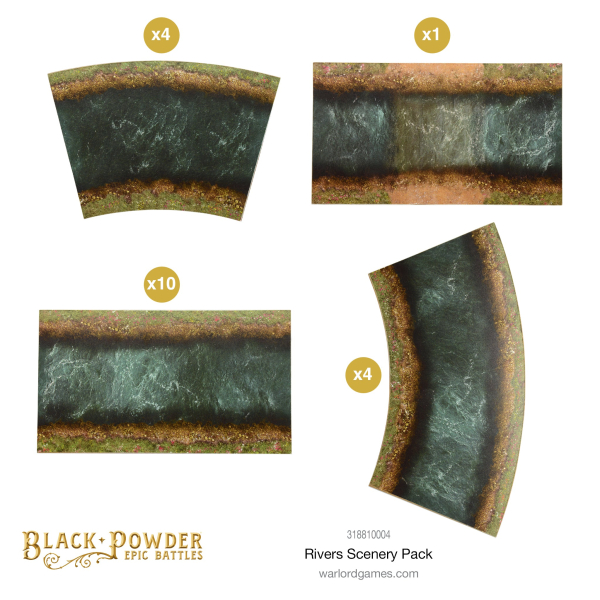 Warlord Games: Rivers Scenery Pack